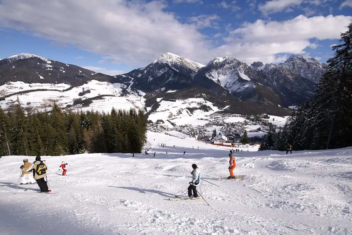 Schnee, Ski, Berge, Wald