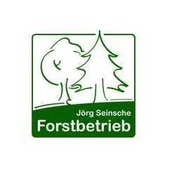 Forstbetrieb, grünes Logo, Tannen, Bäume