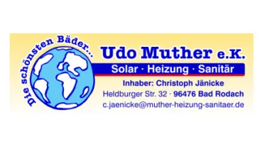 Unternehmen Udo Muther e.K. - Solar-Heizung-Sanitär - Inhaber: Herr Christoph Jänicke
