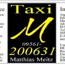 Firmenlogo von TaxiM Inh.: Matthias Meitz