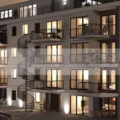 Architekturbüro Dagmar Tauch animiertes Mehrfamilienhaus