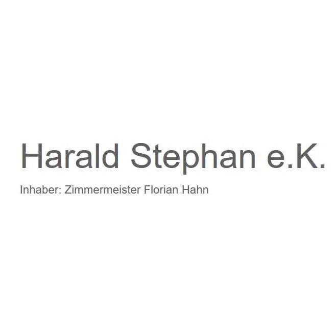 Unternehmen Harald Stephan e.K. Inh.: Florian Hahn