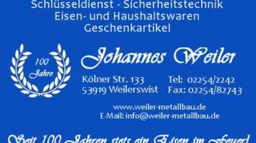 Unternehmen Metallbau & Schlosserei Johannes Weiler